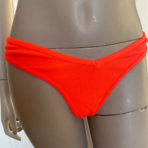 Neon orange bikini bottoms